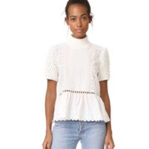 Sea New York White Lace Blouse